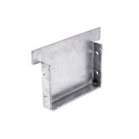 300mm Galvanised drain end cap