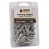 Fencing staples- Barbed U Nails –  30 x 4 mm 500g